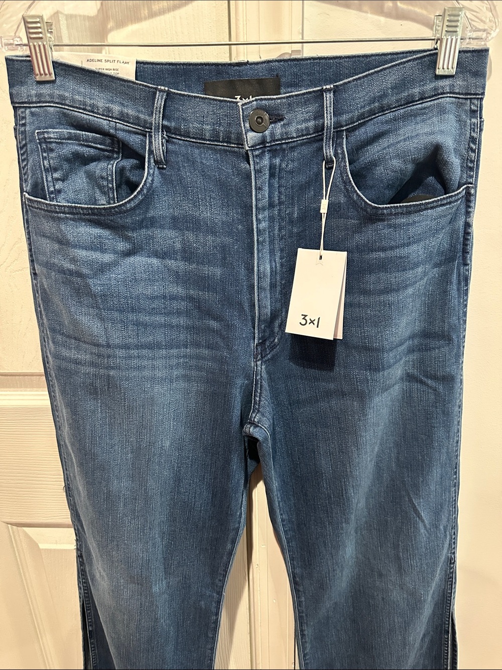 3X1 Adeline Split Flare High Rise Jeans Size Size 31 - Picture 10 of 15